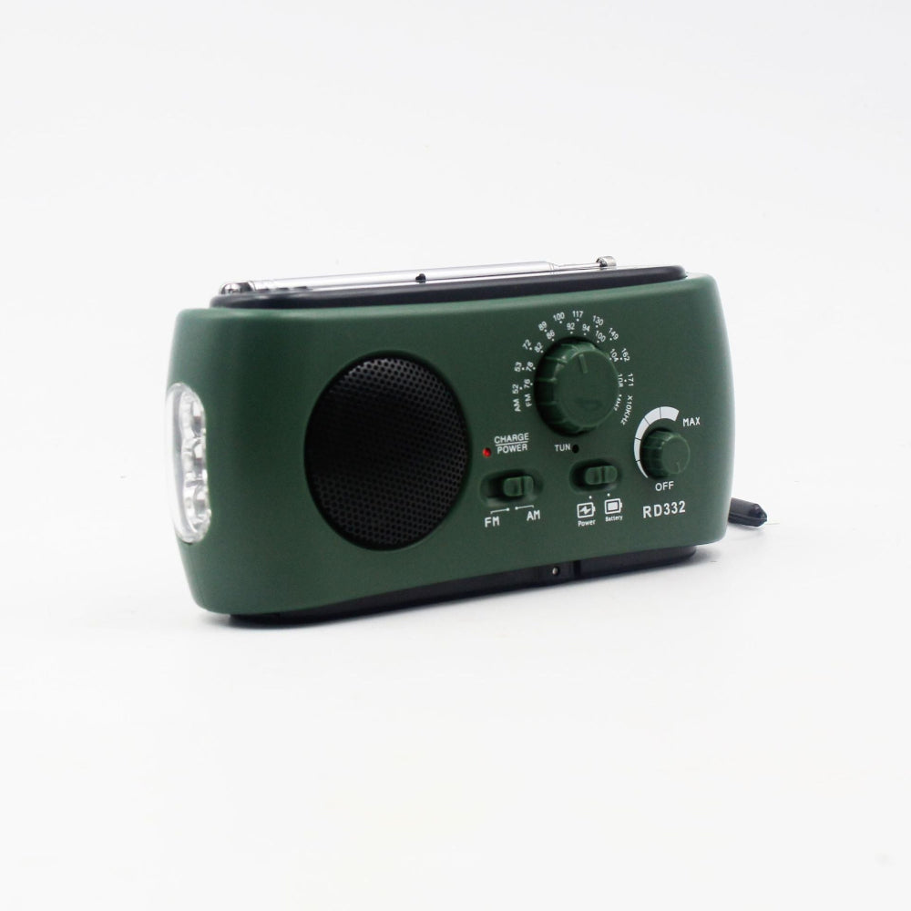 Emi and June | SafeTune - Notfallradio mit USB-, Solar- und Kurbelaufladung