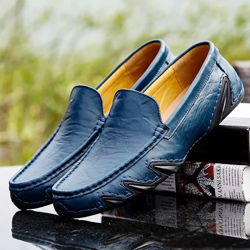 Emi and June | Hochwertige Leder Slipper für Herren