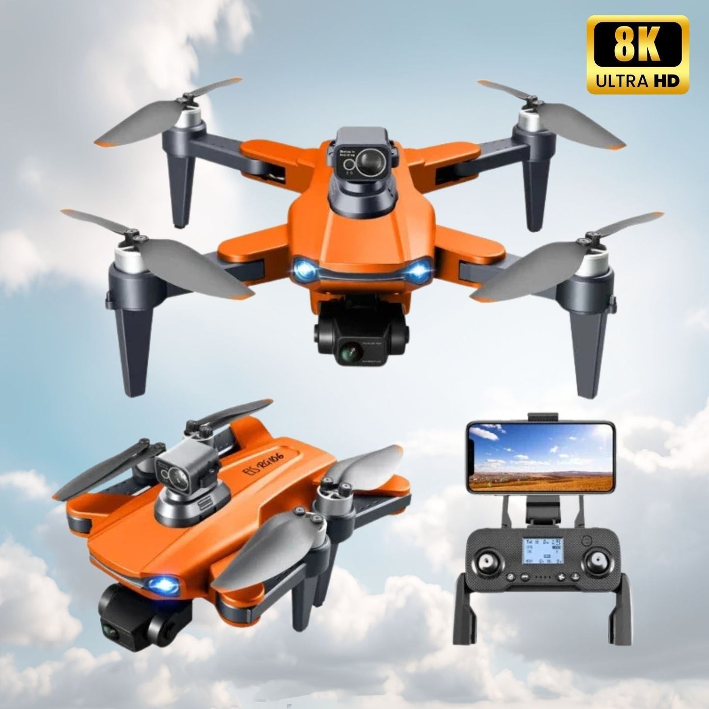 Emi and June | RG109 Pro Drohne – 8K Dualkamera, GPS & bürstenlose Motoren