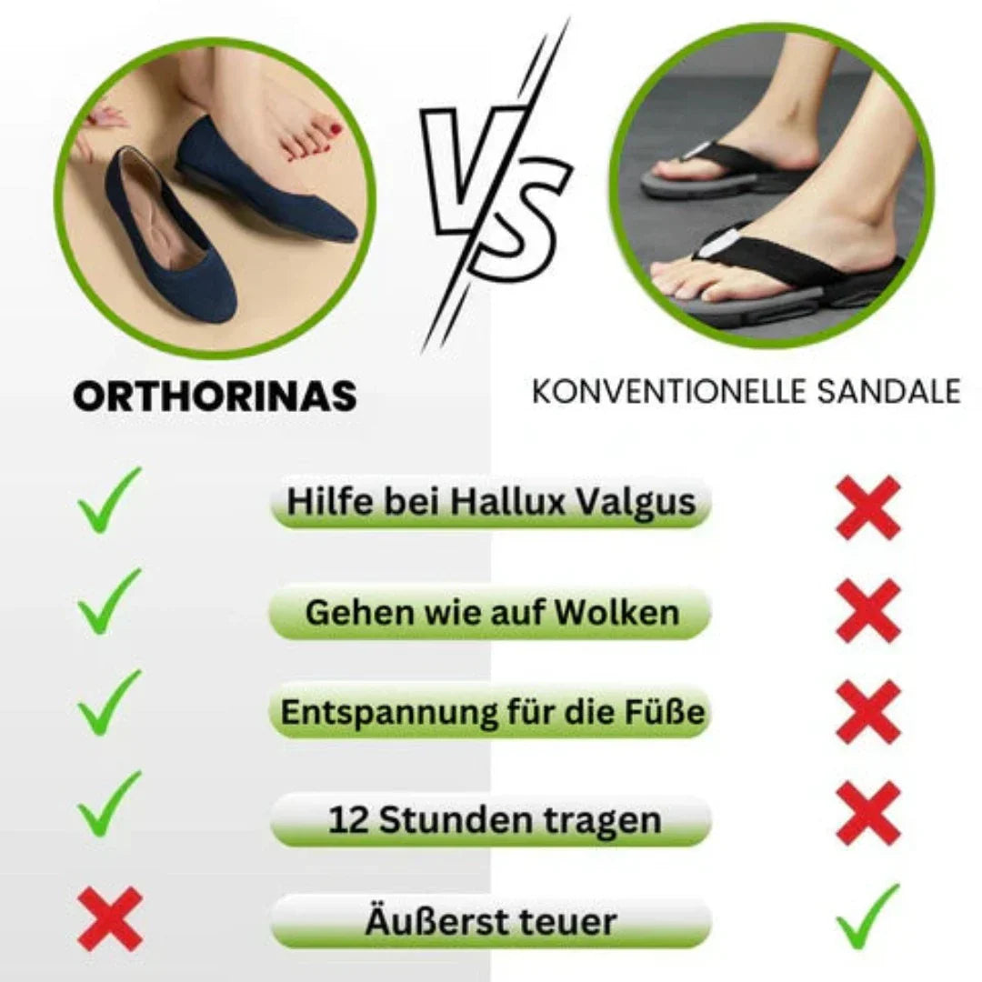 Emi and June | Orthorinas - ergonomische schmerzlindernde Ballerinas