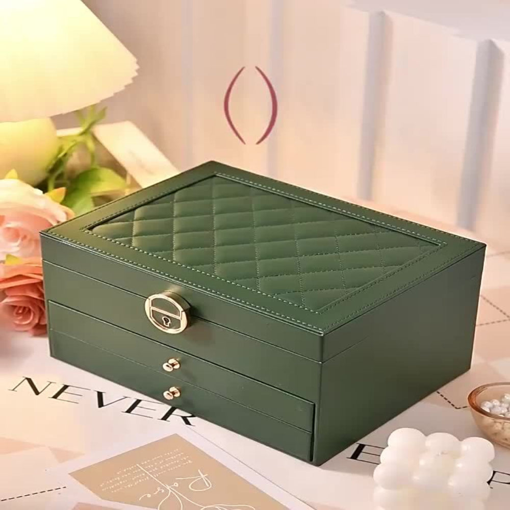 Emi and June | Velvique - Luxus Leder Schmuck Organizer Box
