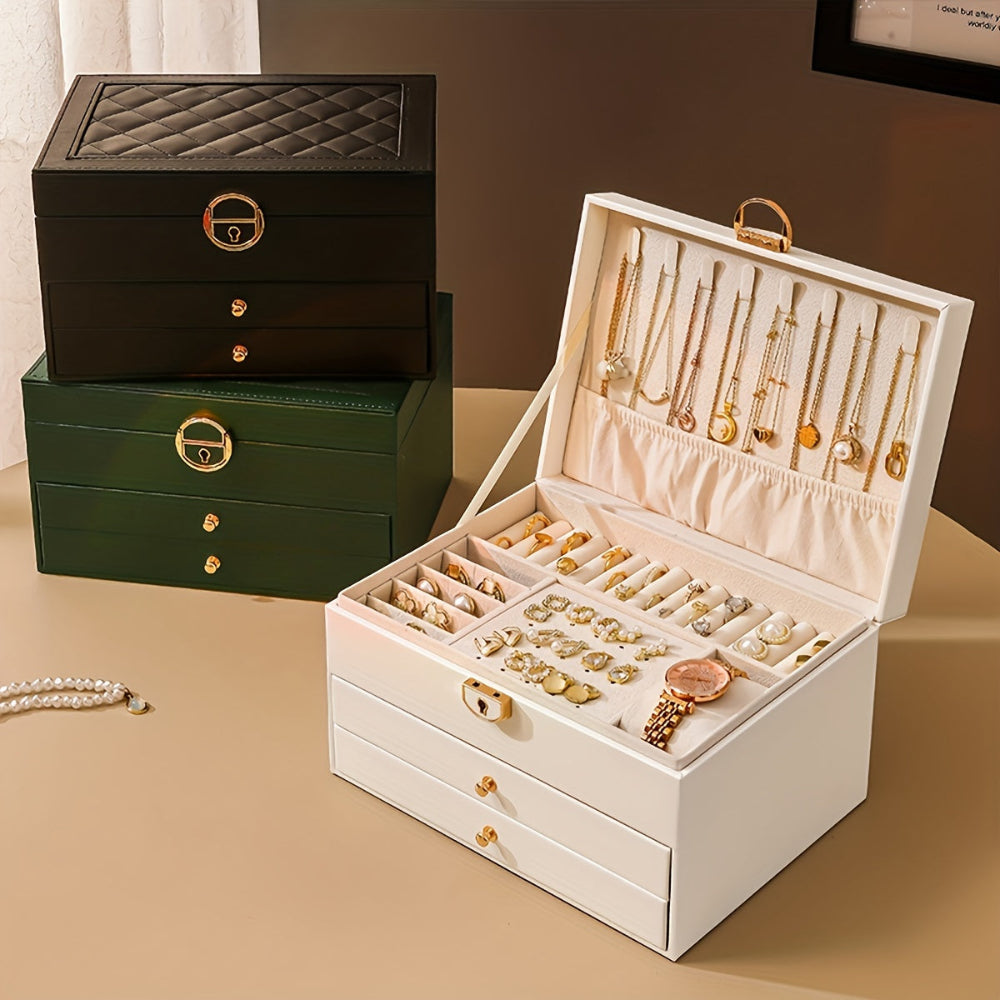 Emi and June | Velvique - Luxus Leder Schmuck Organizer Box