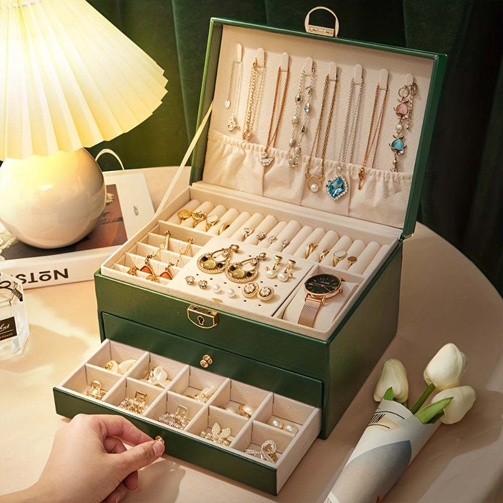 Emi and June | Velvique - Luxus Leder Schmuck Organizer Box