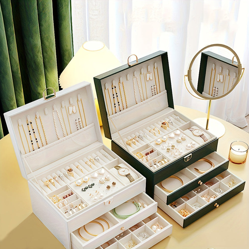 Emi and June | Velvique - Luxus Leder Schmuck Organizer Box
