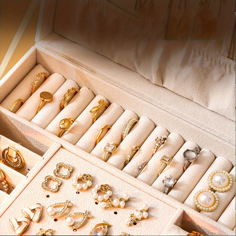 Emi and June | Velvique - Luxus Leder Schmuck Organizer Box
