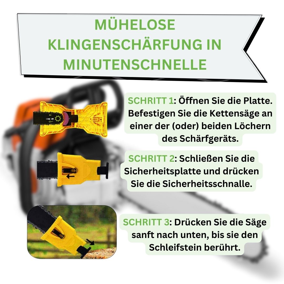 Emi and June | UltraSaw - Kettenschärfer für jede Kettensäge