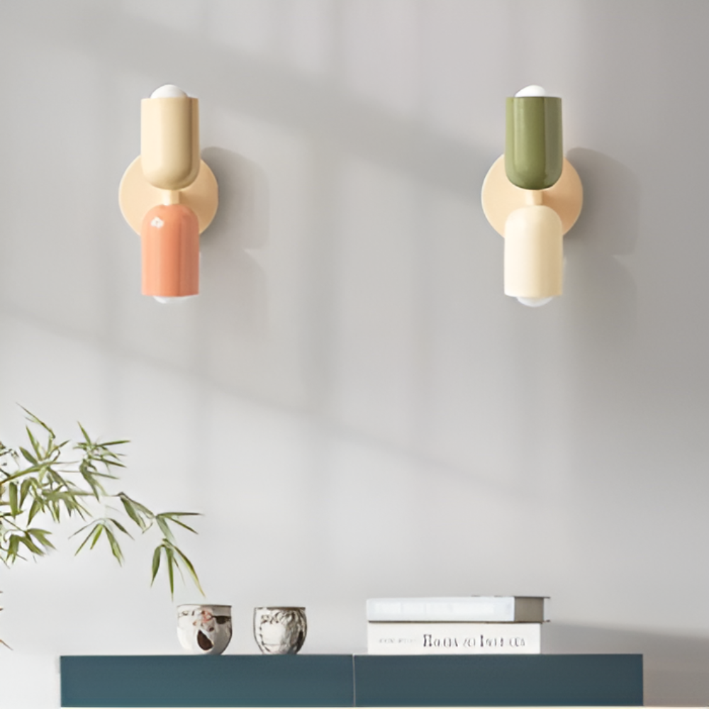 Emi and June | Nordisches Design Zwei-seitige LED-Wandlampe - Moderne Heimbeleuchtung