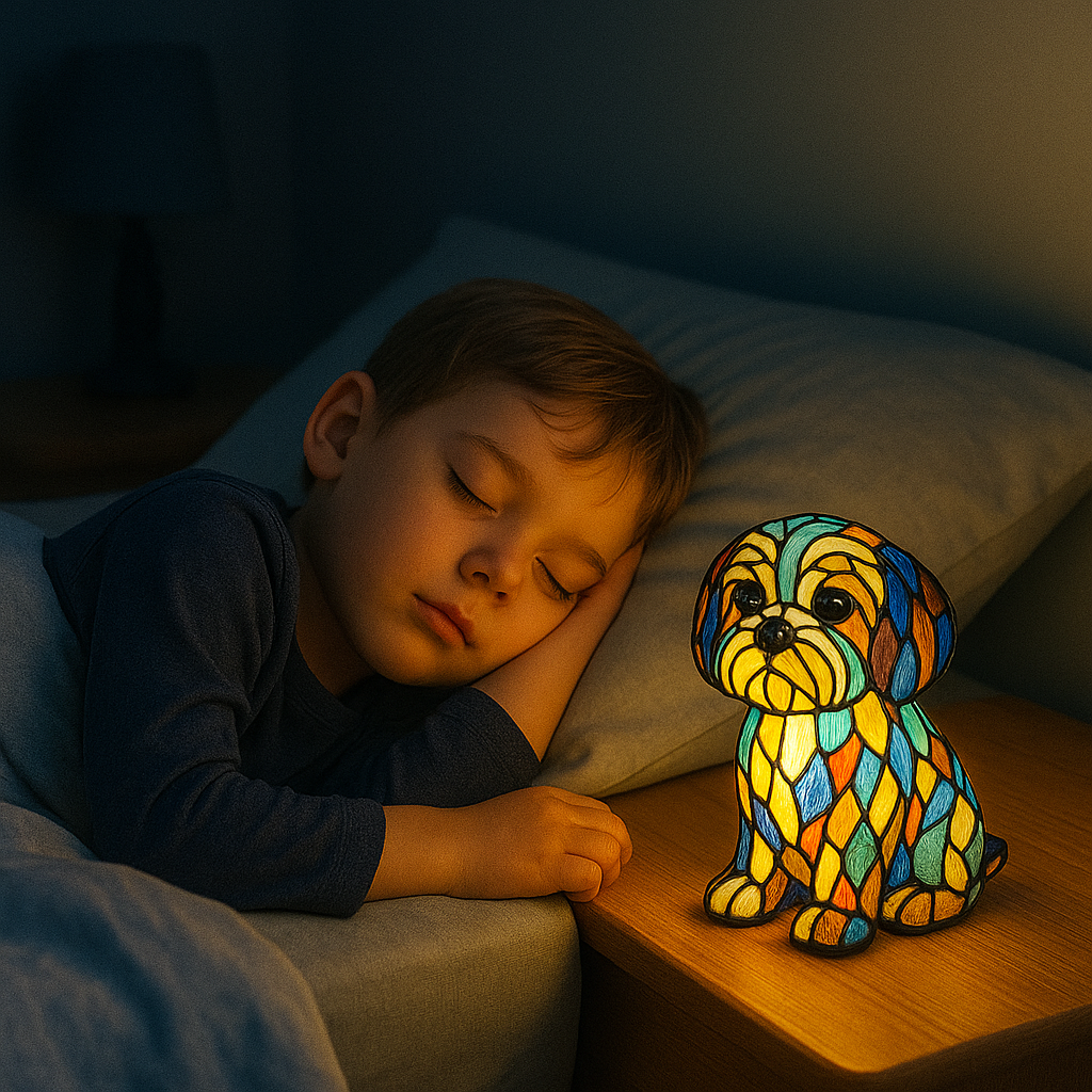 Emi and June | Leuchthund - handgefertigte Lampe, die Herzen erstrahlen lässt