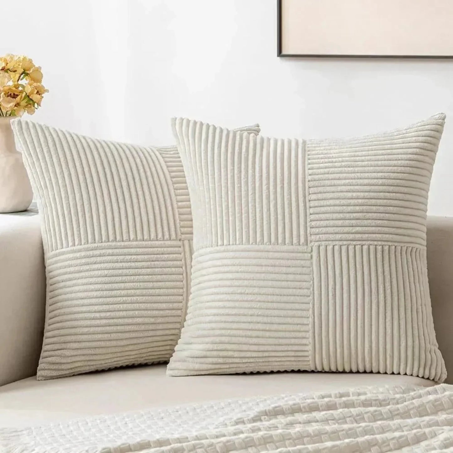 Emi and June | Luxus-Kissenbezüge aus Samt - weich und luxuriös für Sofa und Bett