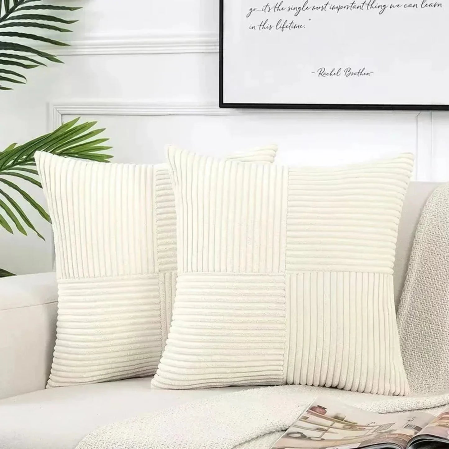 Emi and June | Luxus-Kissenbezüge aus Samt - weich und luxuriös für Sofa und Bett