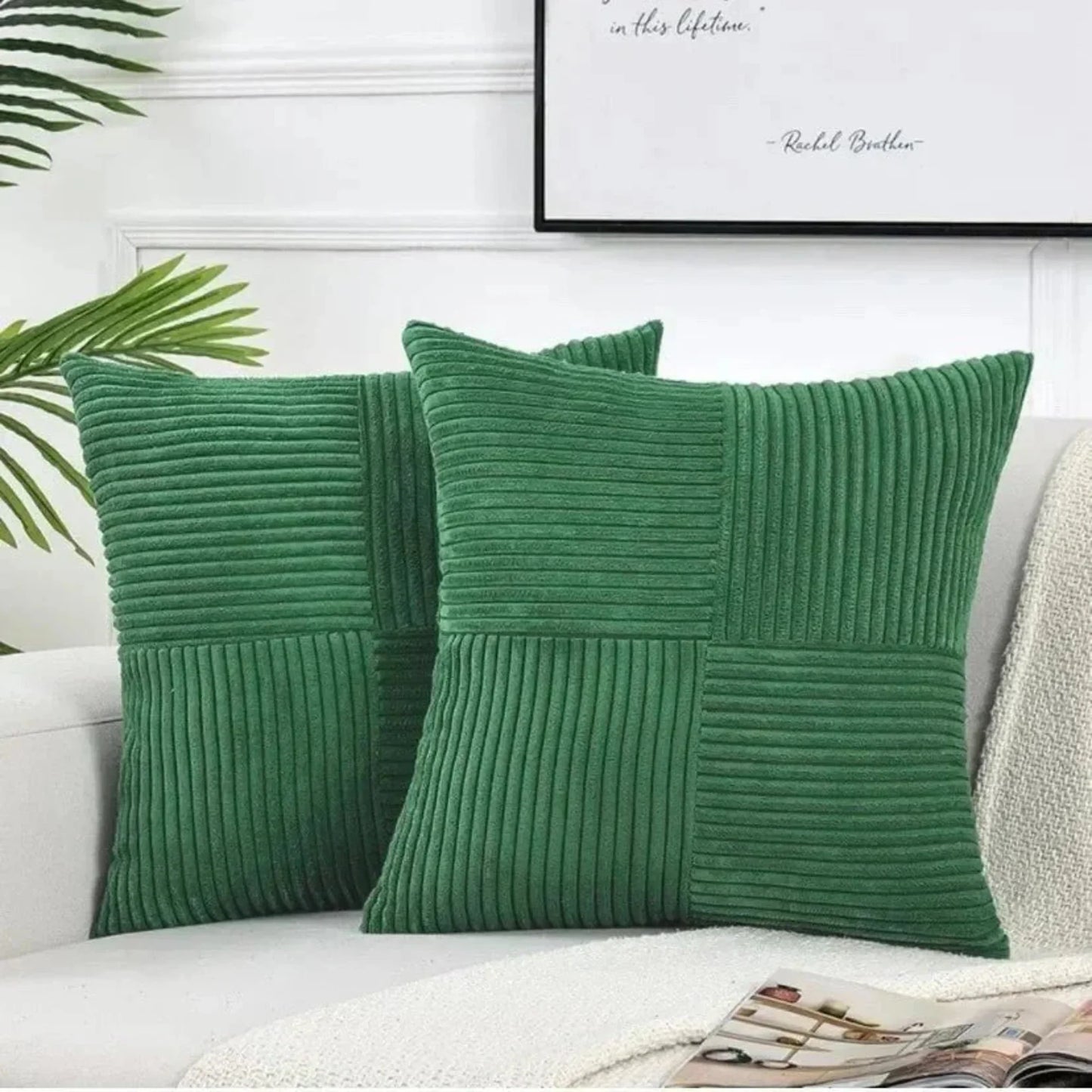 Emi and June | Luxus-Kissenbezüge aus Samt - weich und luxuriös für Sofa und Bett