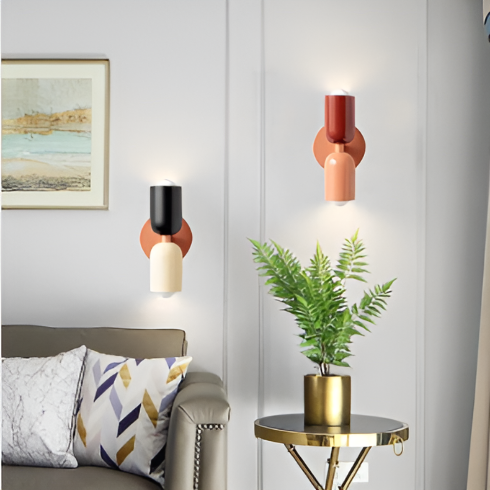 Emi and June | Nordisches Design Zwei-seitige LED-Wandlampe - Moderne Heimbeleuchtung