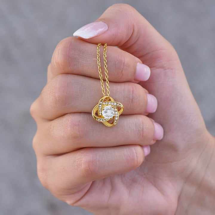 Emi and June | White Gold Necklace - With Real Rose - To My Love
