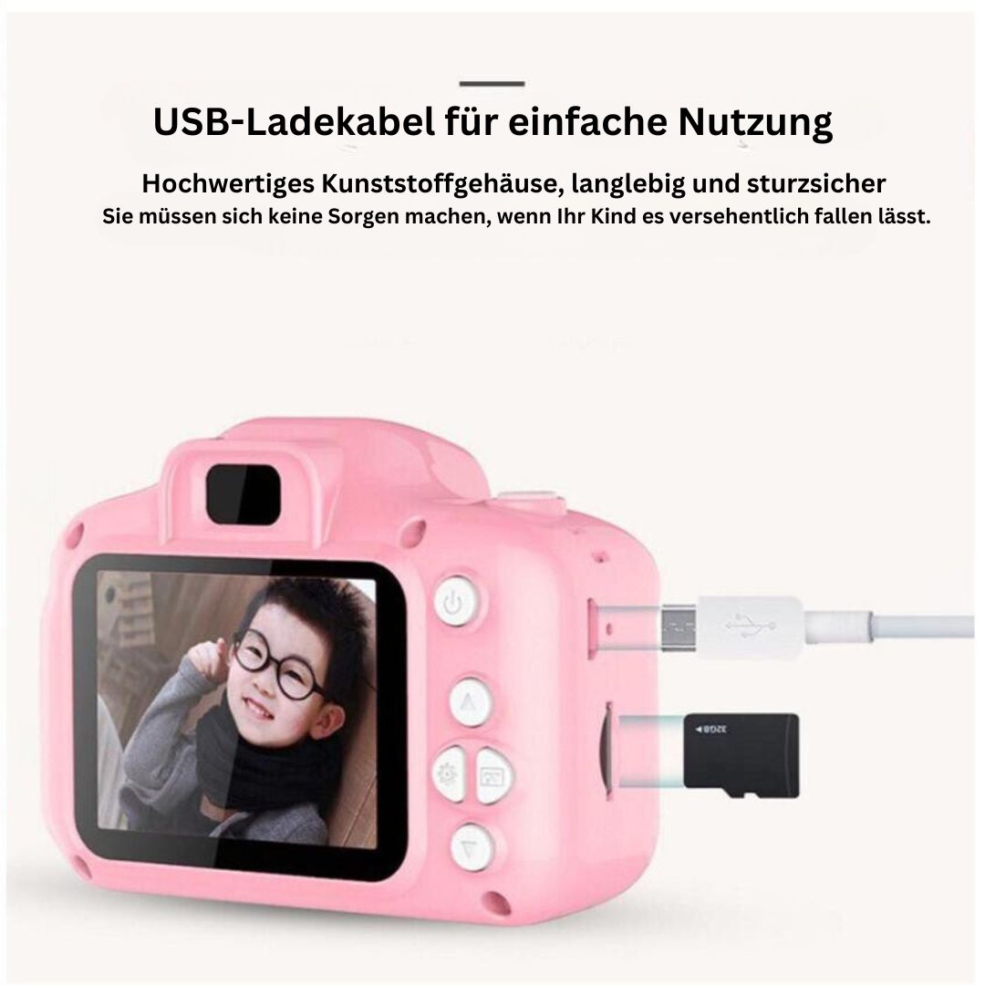 Emi and June | KiddyCam - Digitale Kamera inkl. 8GB SD-Karte für besondere Momente der Kinder